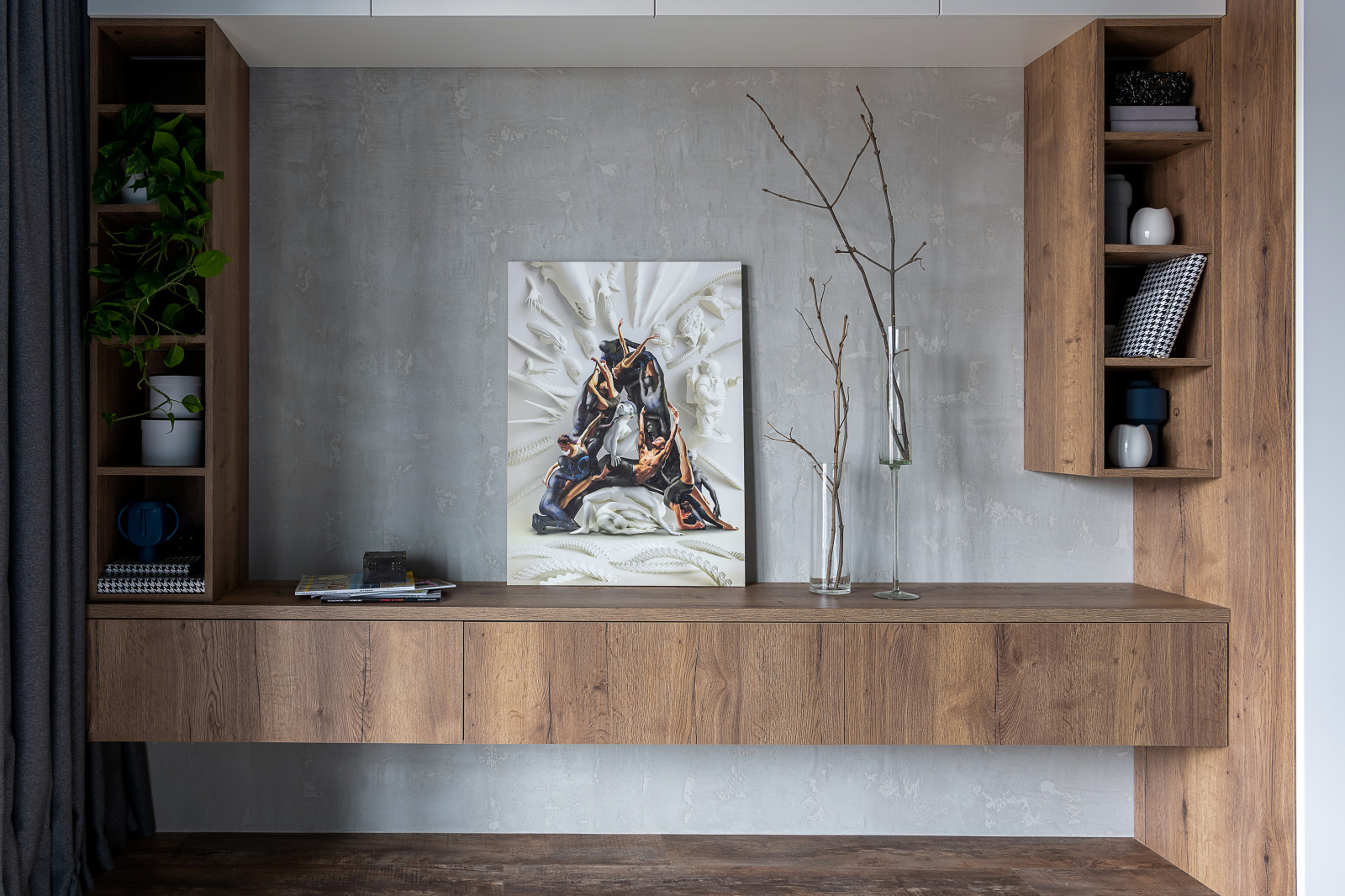 Реализованный дизайн проект квартиры ЖК "Академический"