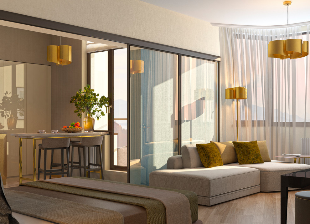 Интерьер, припорошенный золотом