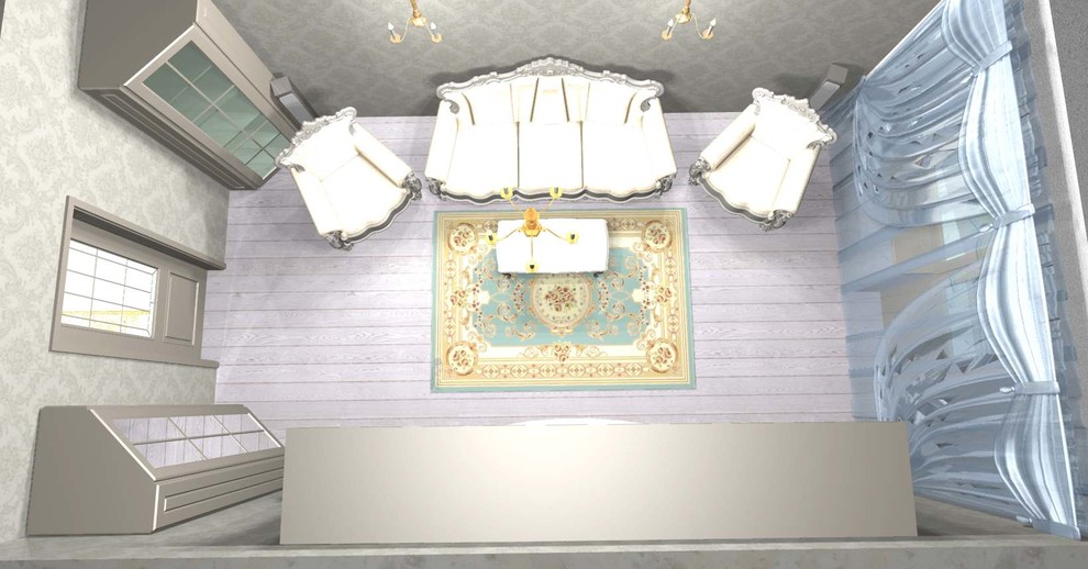 Обложка проекта: Варианты отделки гостиной