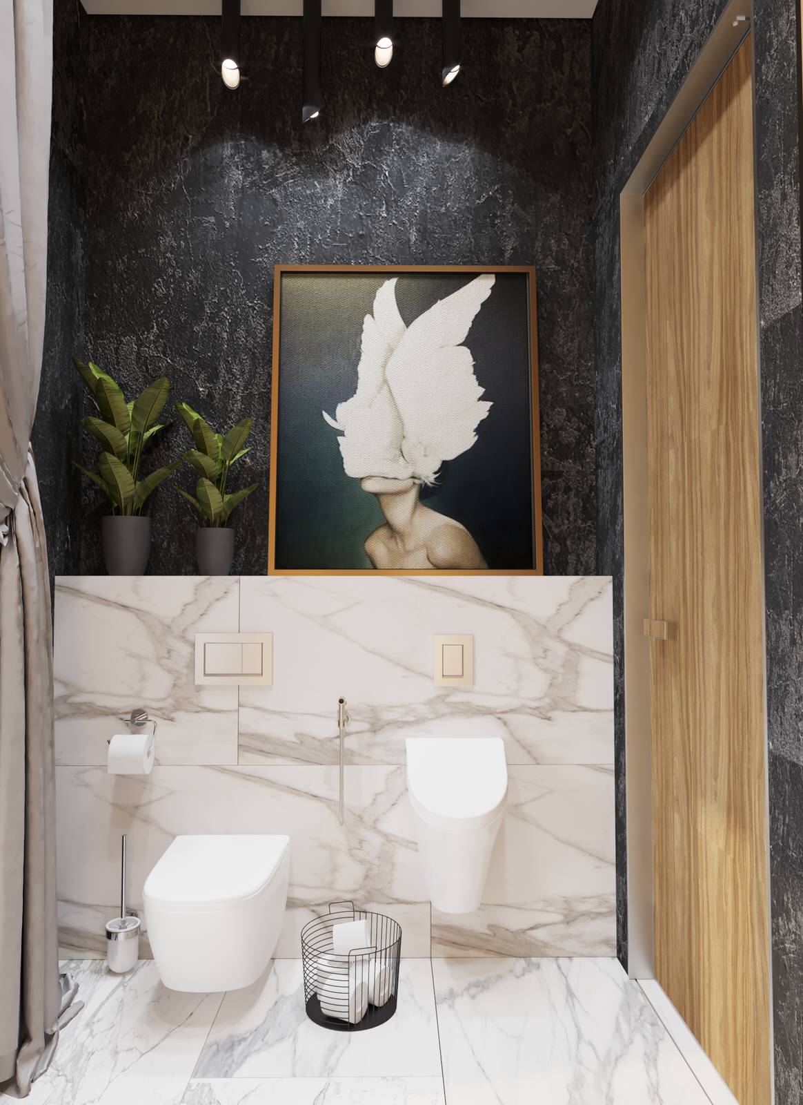 Обложка проекта: Лесной остров. Санузел