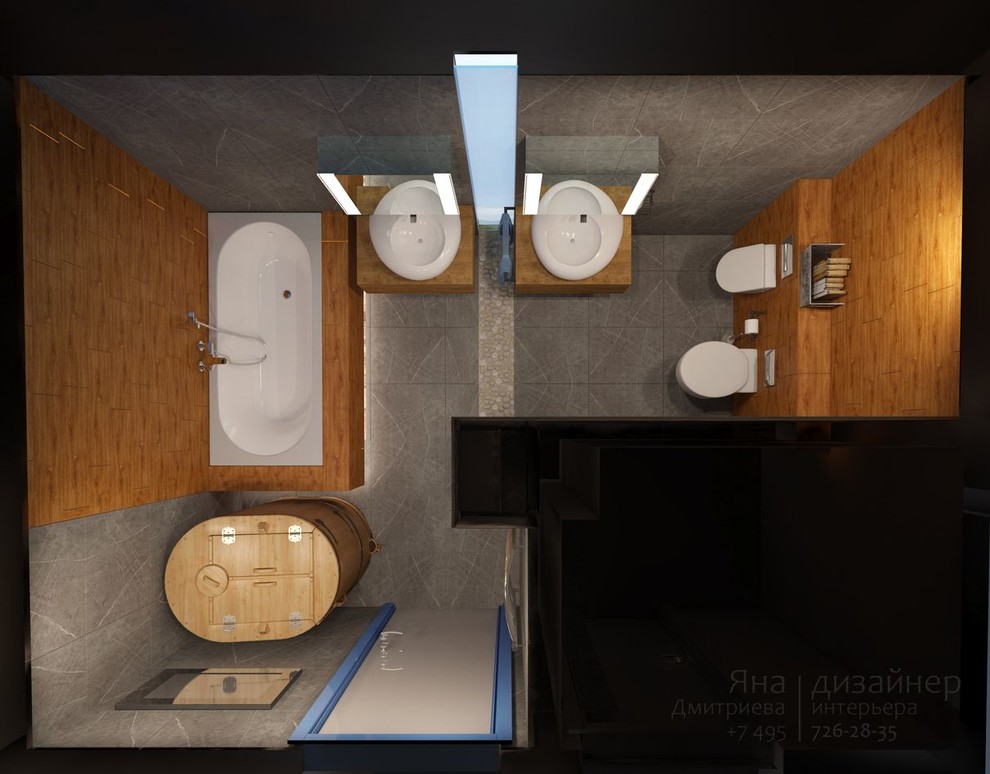 Квартира 170 м2. эклектика лофта и минимализма.