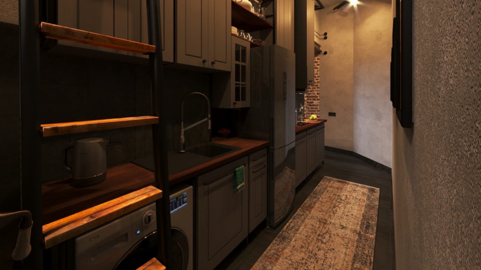 Проект квартиры в стиле Лофт на Буханцева