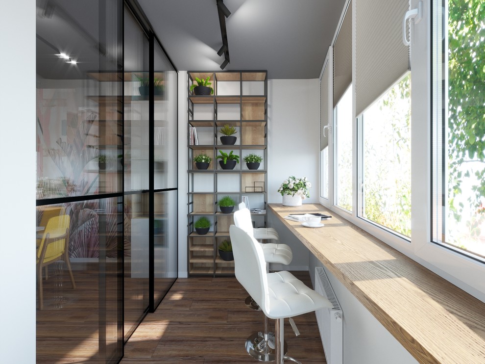 Дизайн интерьера балкона для квартиры по ул.Садовая