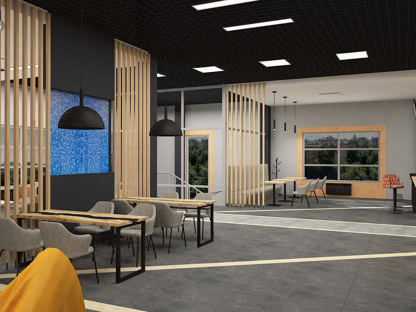 Проект кафе автомойки