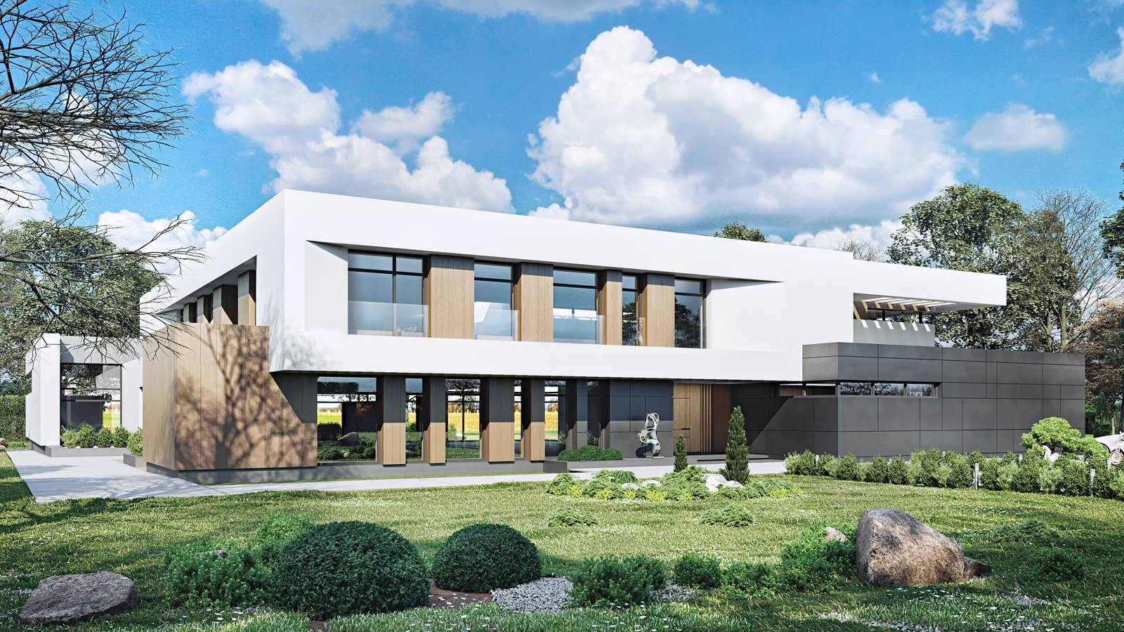 Обложка проекта: Проект индивидуального жилого дома. КП Миллениум Парк