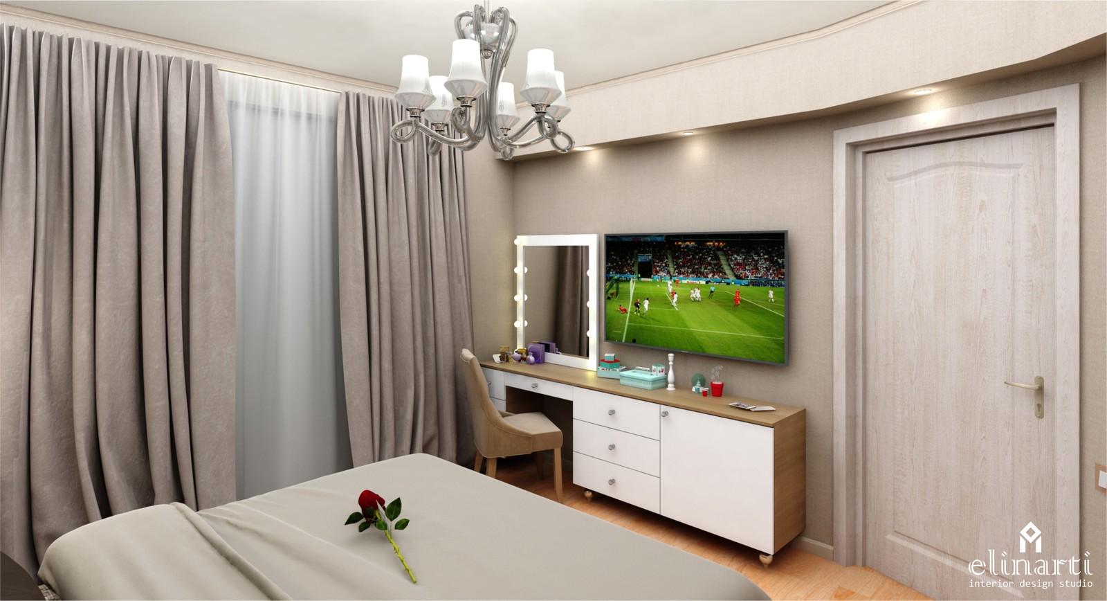 Спальня арт-деко