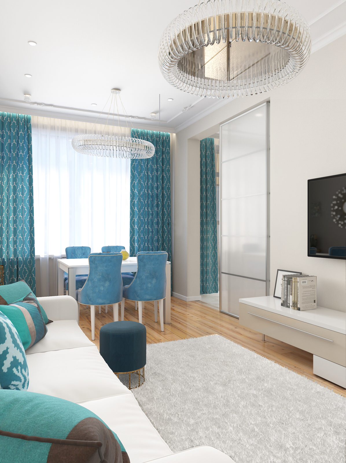 Бирюзовые акценты