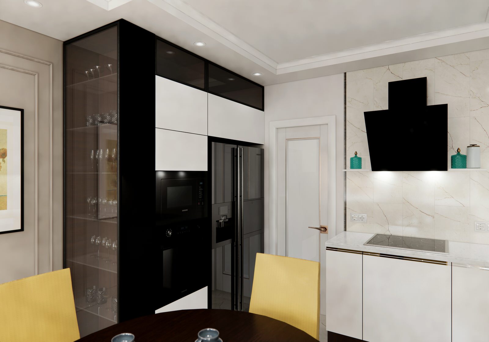 Квартира в стиле Ар-деко с элементами неоклассики в Москве