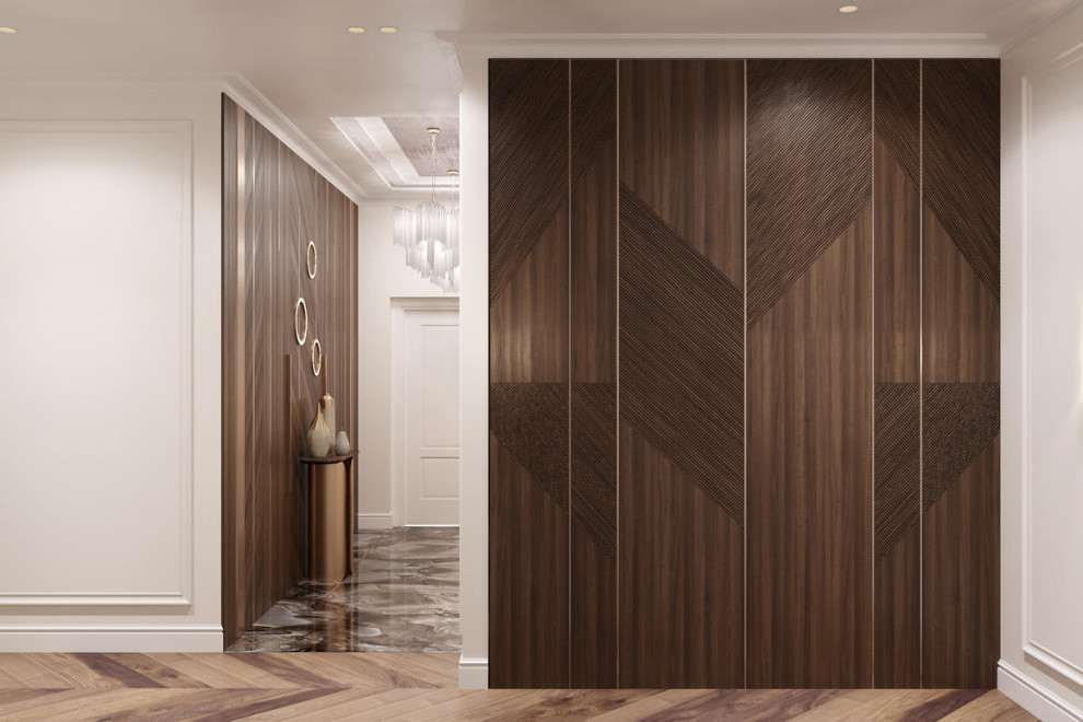 Роскошная современная классика для семьи с детьми в ЖК Русский Дом - 144 метра