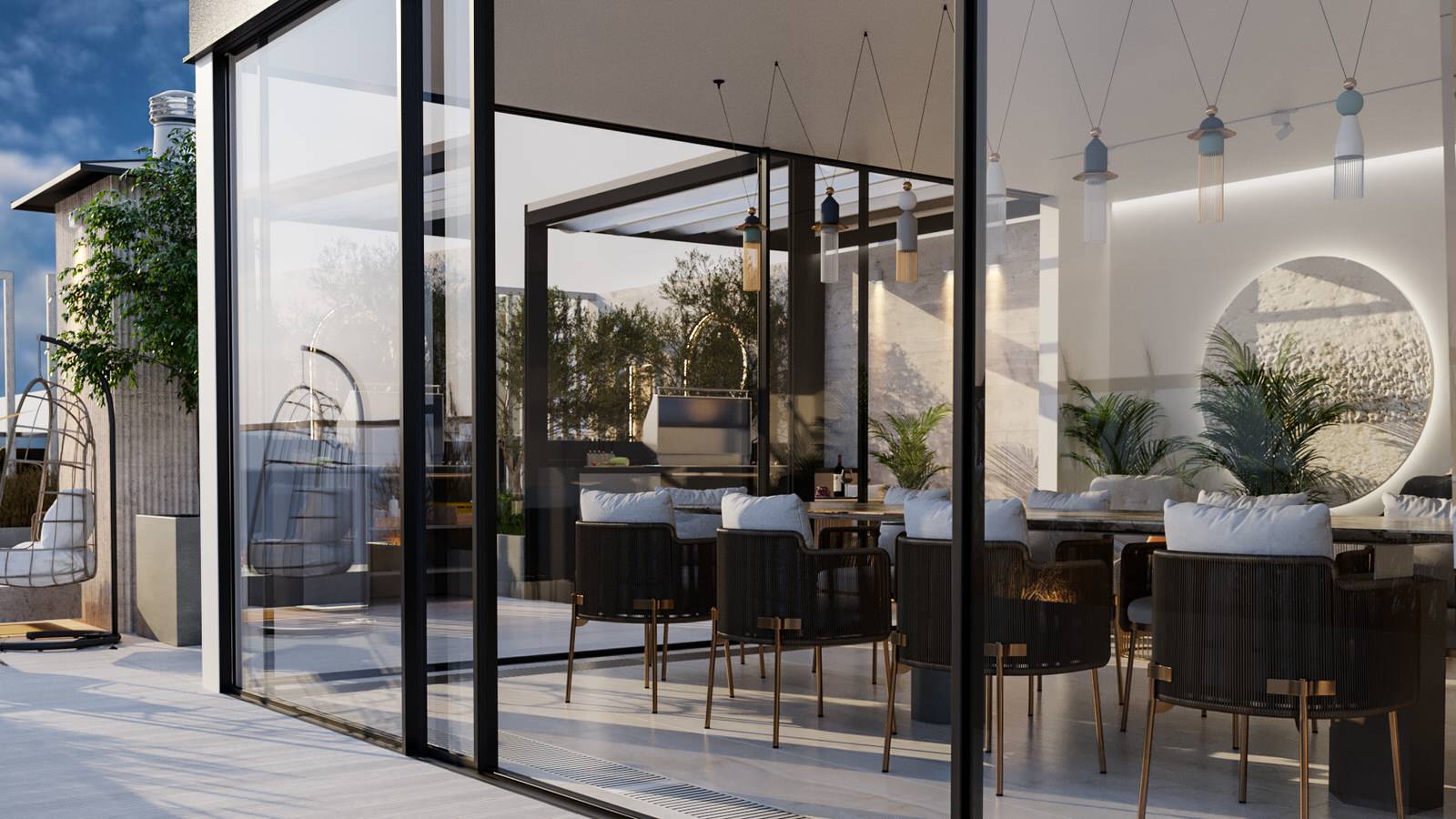 Терраса в Центре Москвы с видом на Исторический центр