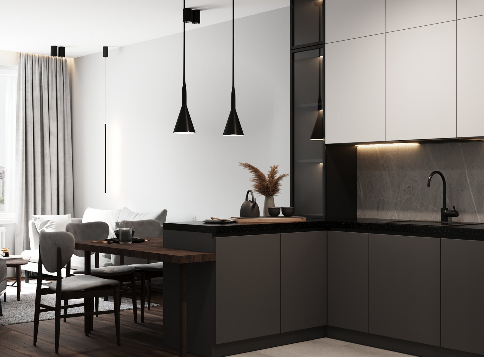 Дизайн-проект интерьера квартиры в ЖК Life-Варшавская