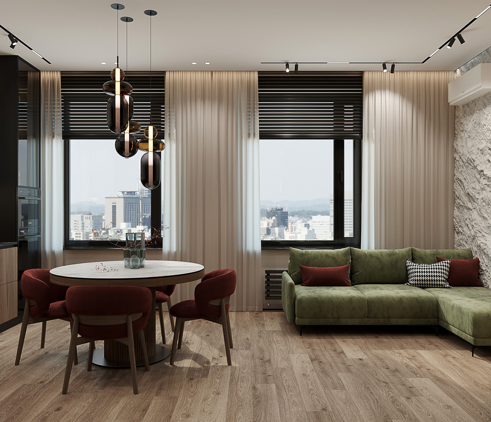 2025г. Проект квартиры 84 м2 в ЖК "Чикаго"