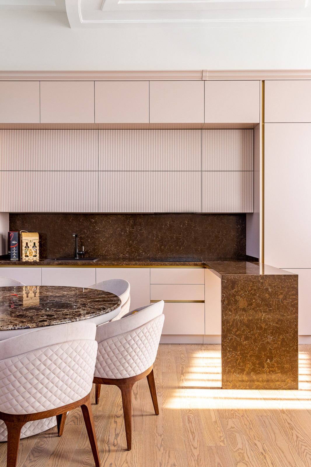 АК Grand Royal Residences. Съемка кухни-гостиной для МК ITALIKA