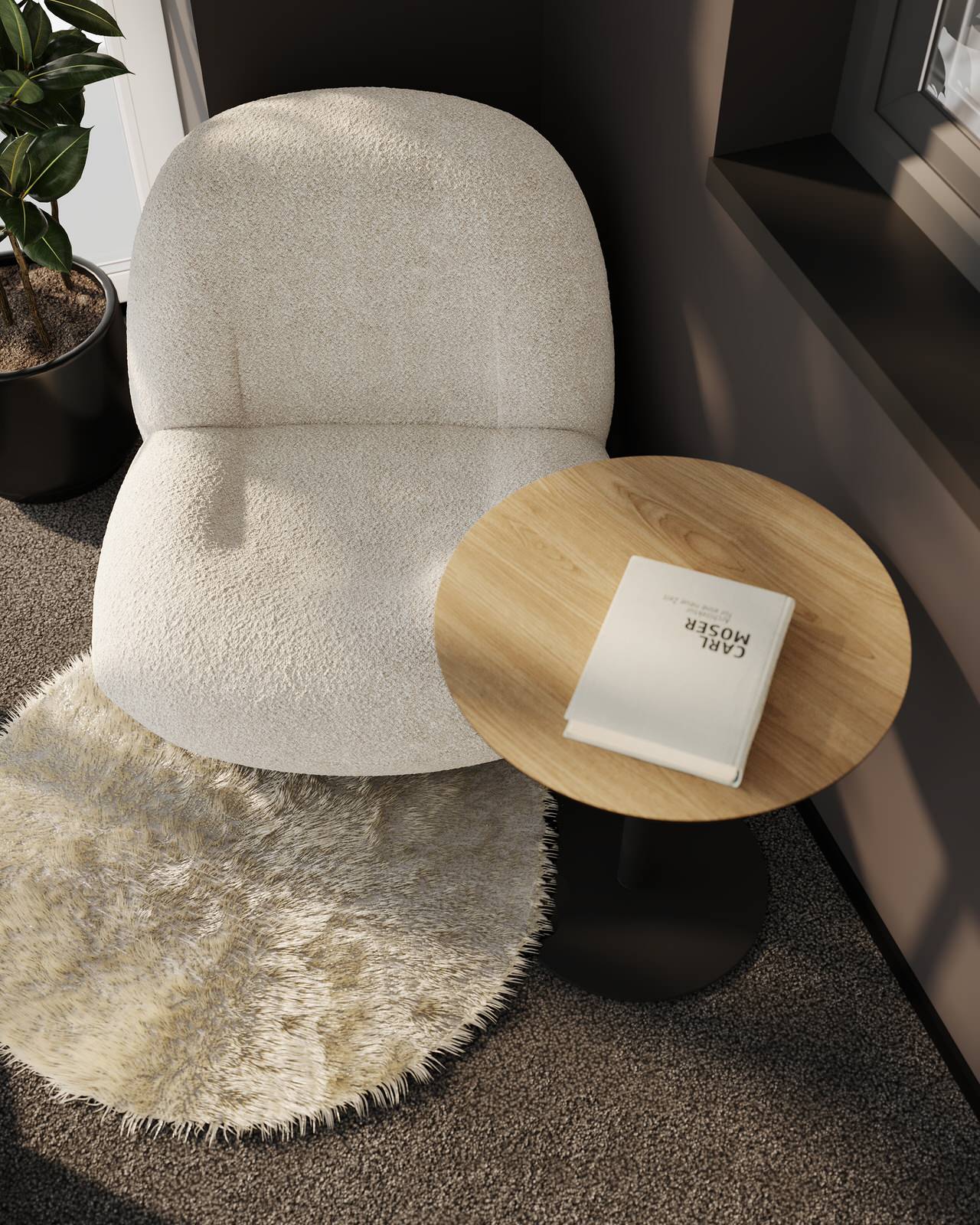 Спальня (трехкомнатная квартира в ЖК "Илмари", Пенза)