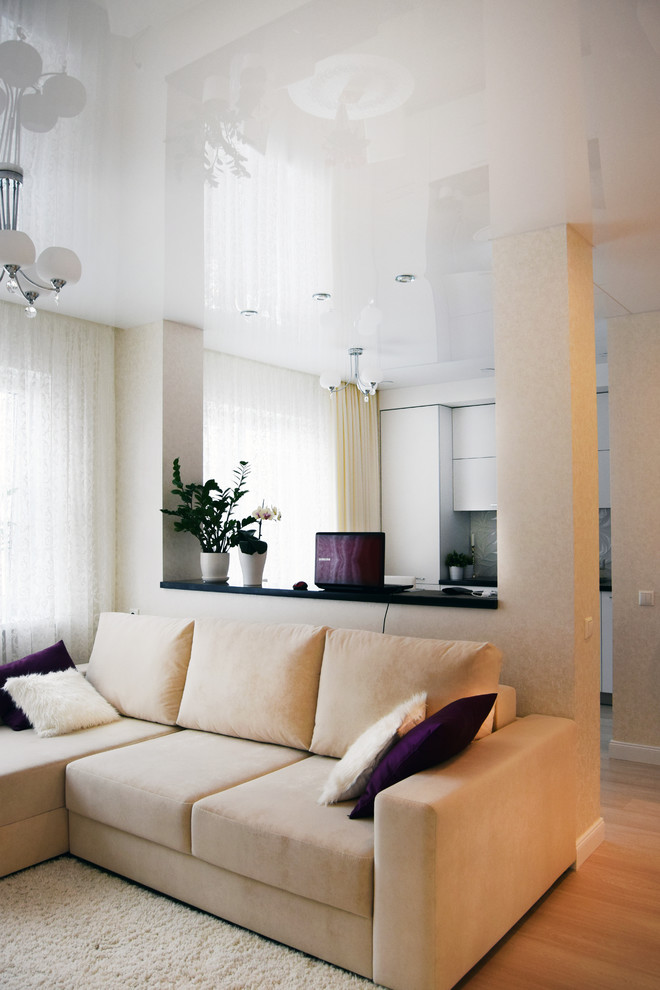 Интерьер с белыми акцентами