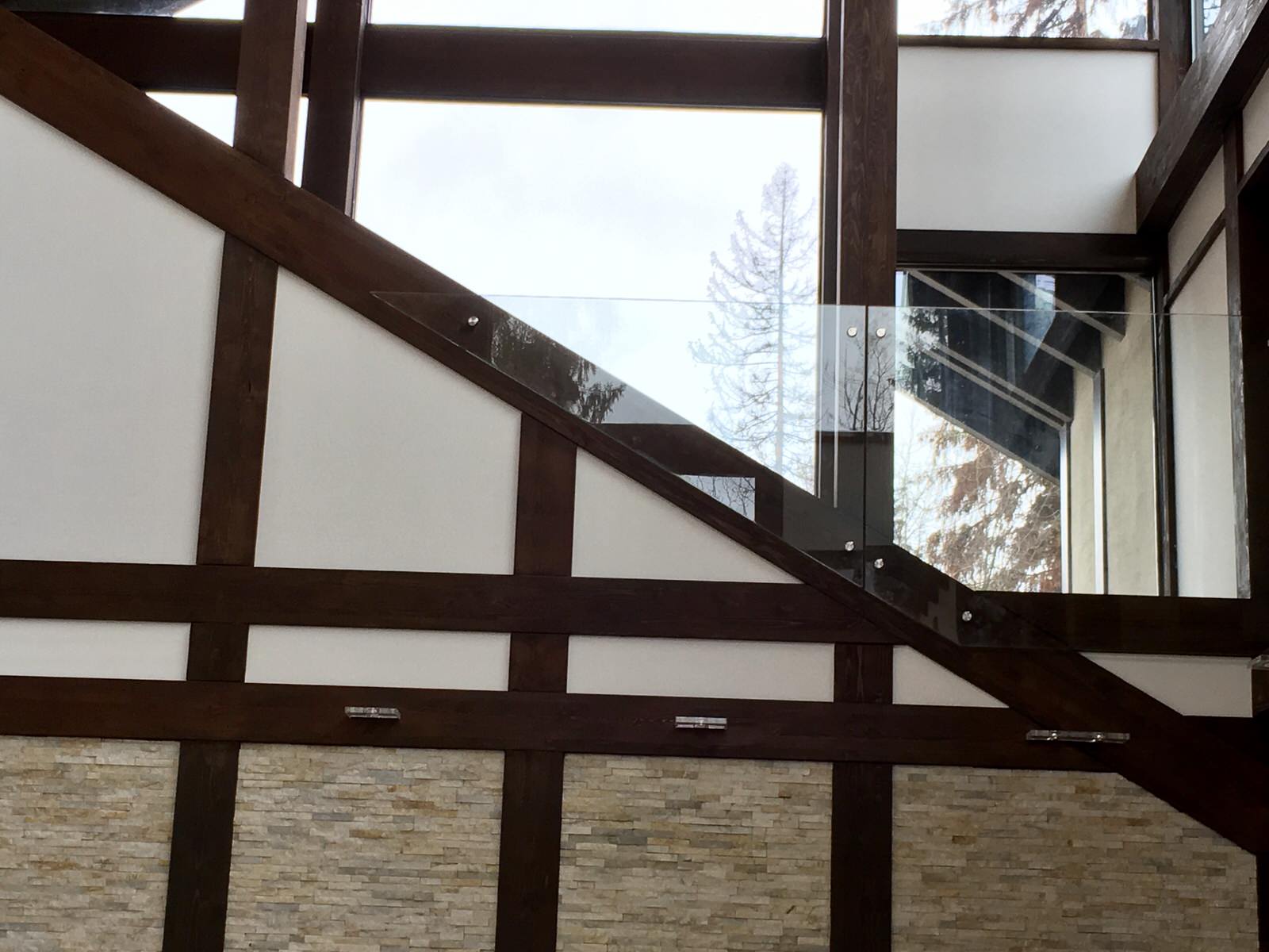 Лестница в доме фахверк