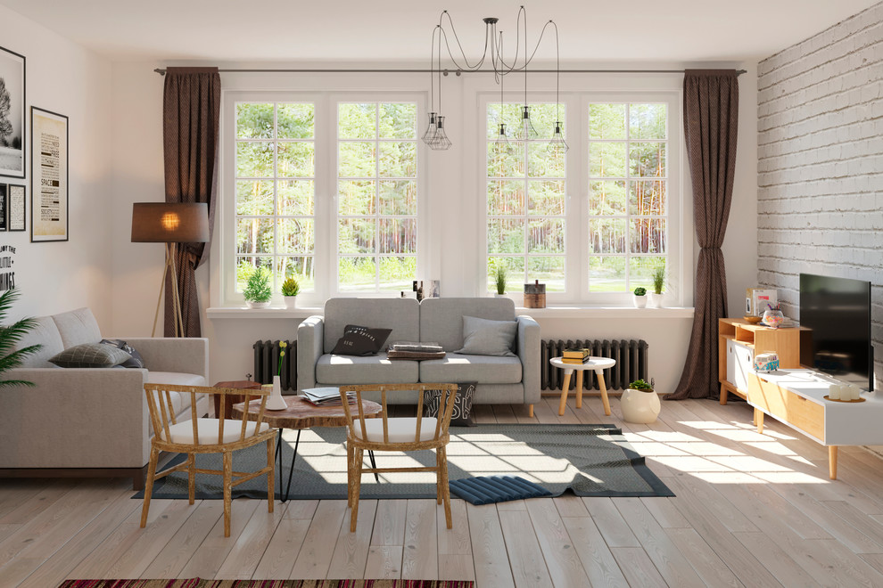 Обложка проекта: Интерьер в скандинавском стиле