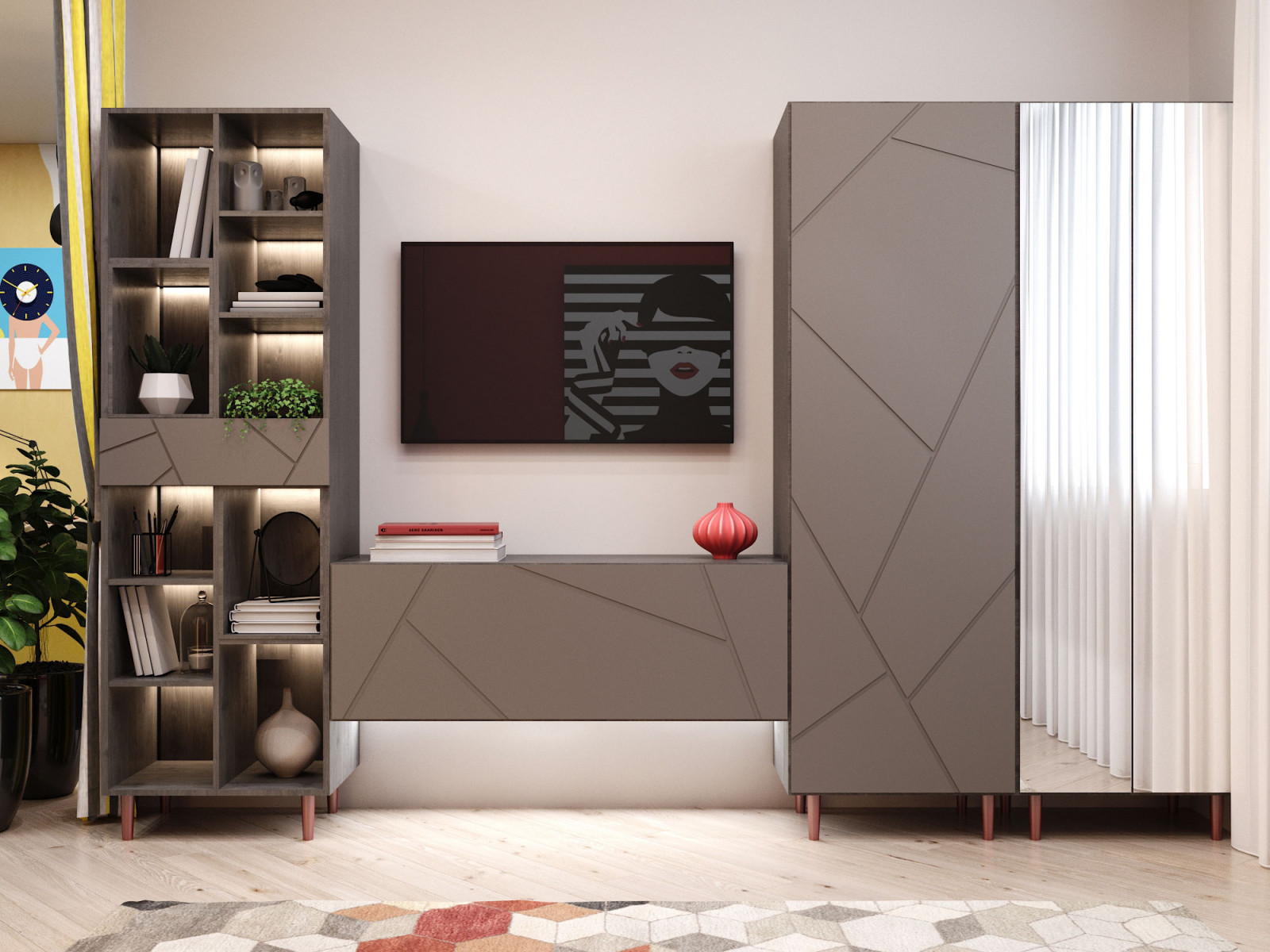 Яркая квартира