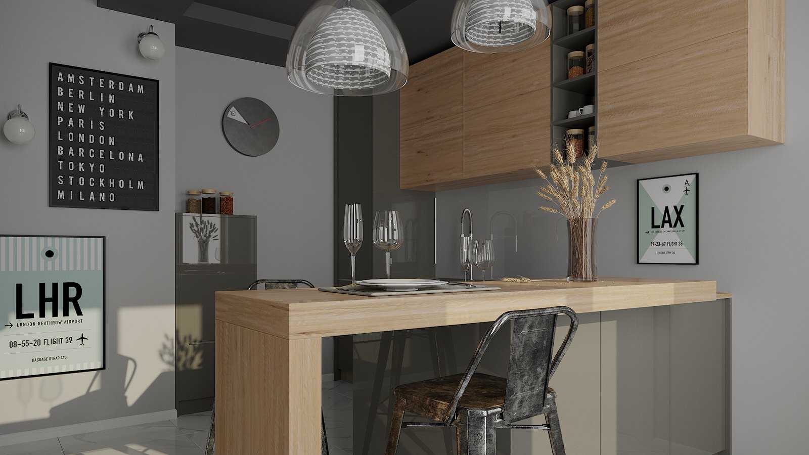 Обложка проекта: Кухня в однушке