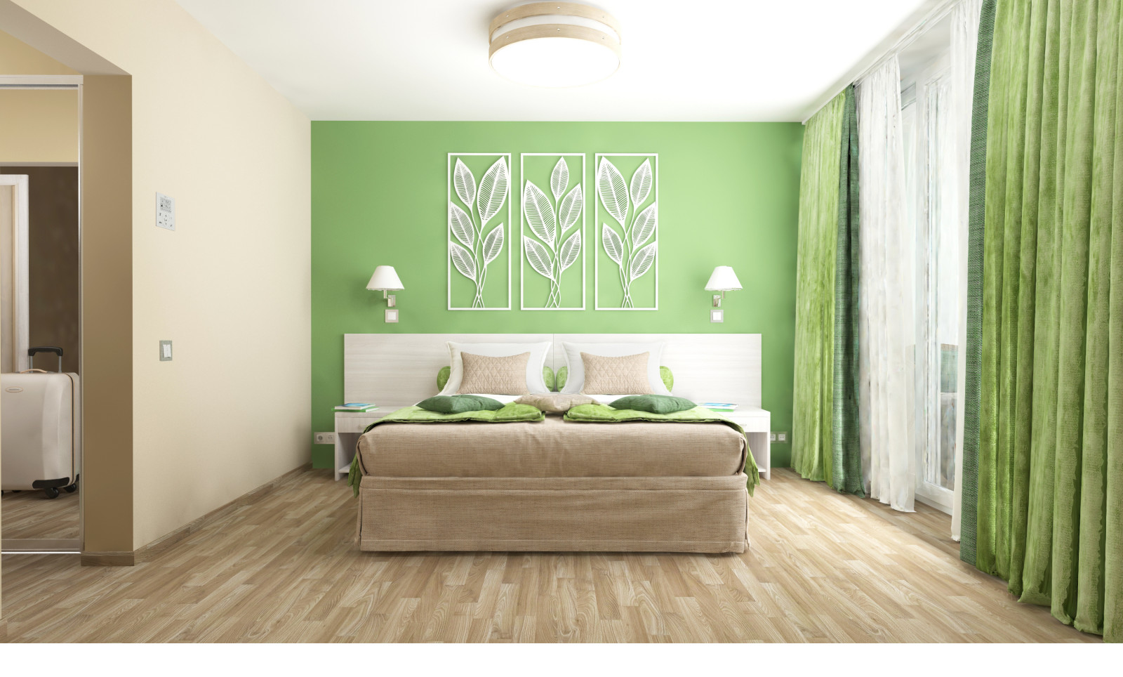 Санаторий (общественные зоны и типовой номер), г. Ялта