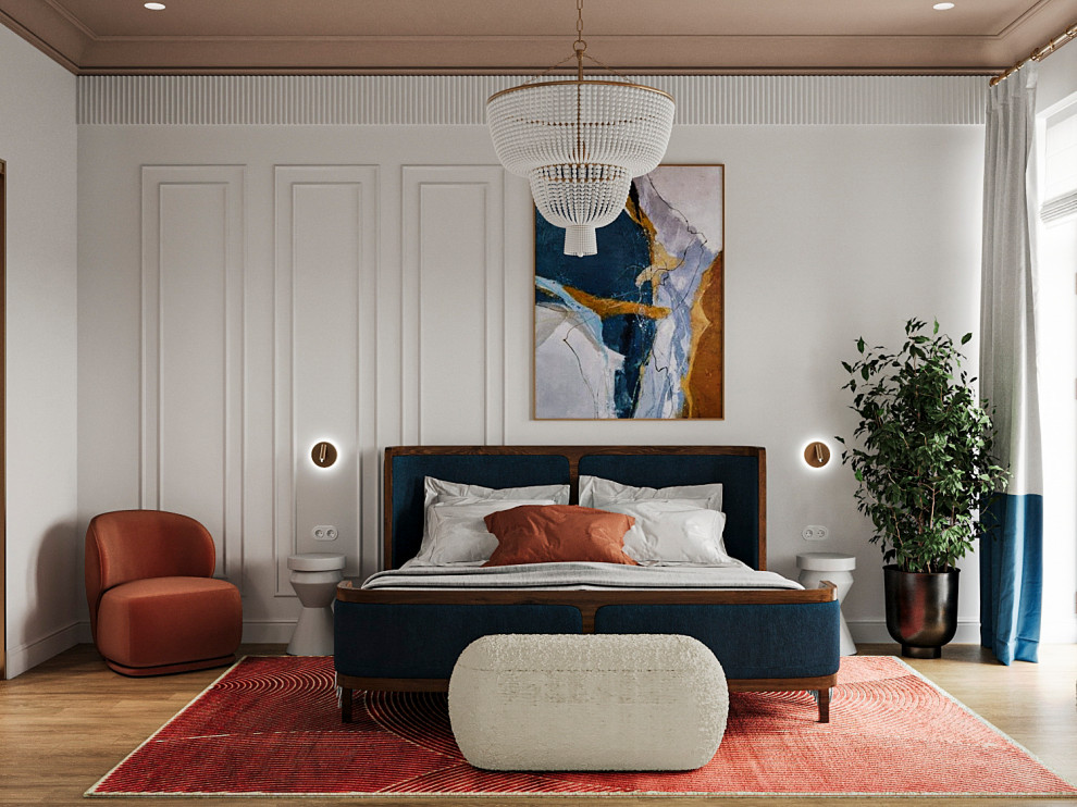 Проект в старом фонде в центре СПб. Ретро и винтаж.