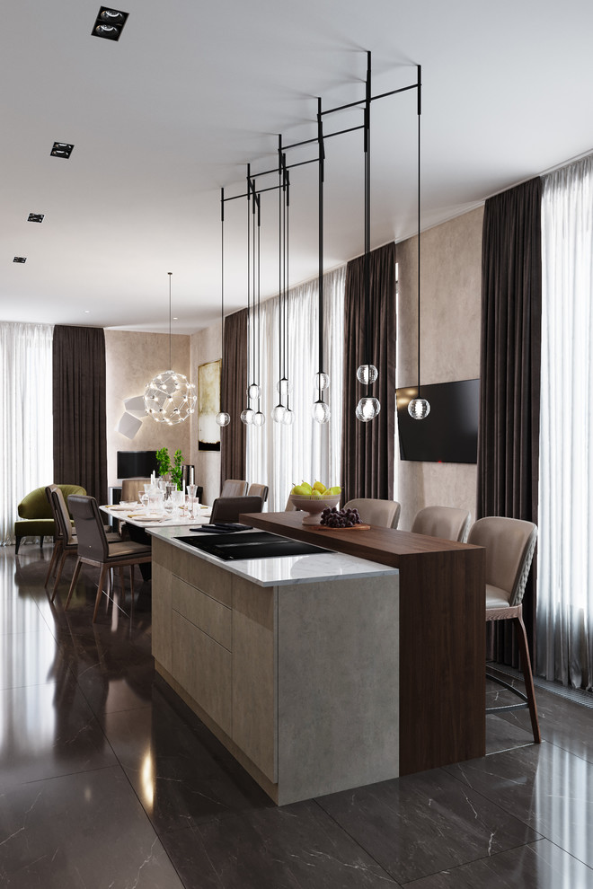 Квартира 200 кв.м. в современном стиле в ЖК Vander Park.