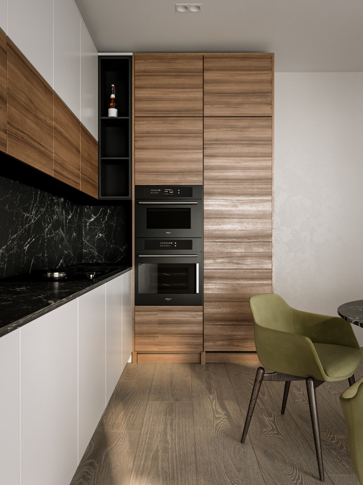 Дизайн-проект кухни-гостиной в современном стиле, г. Москва