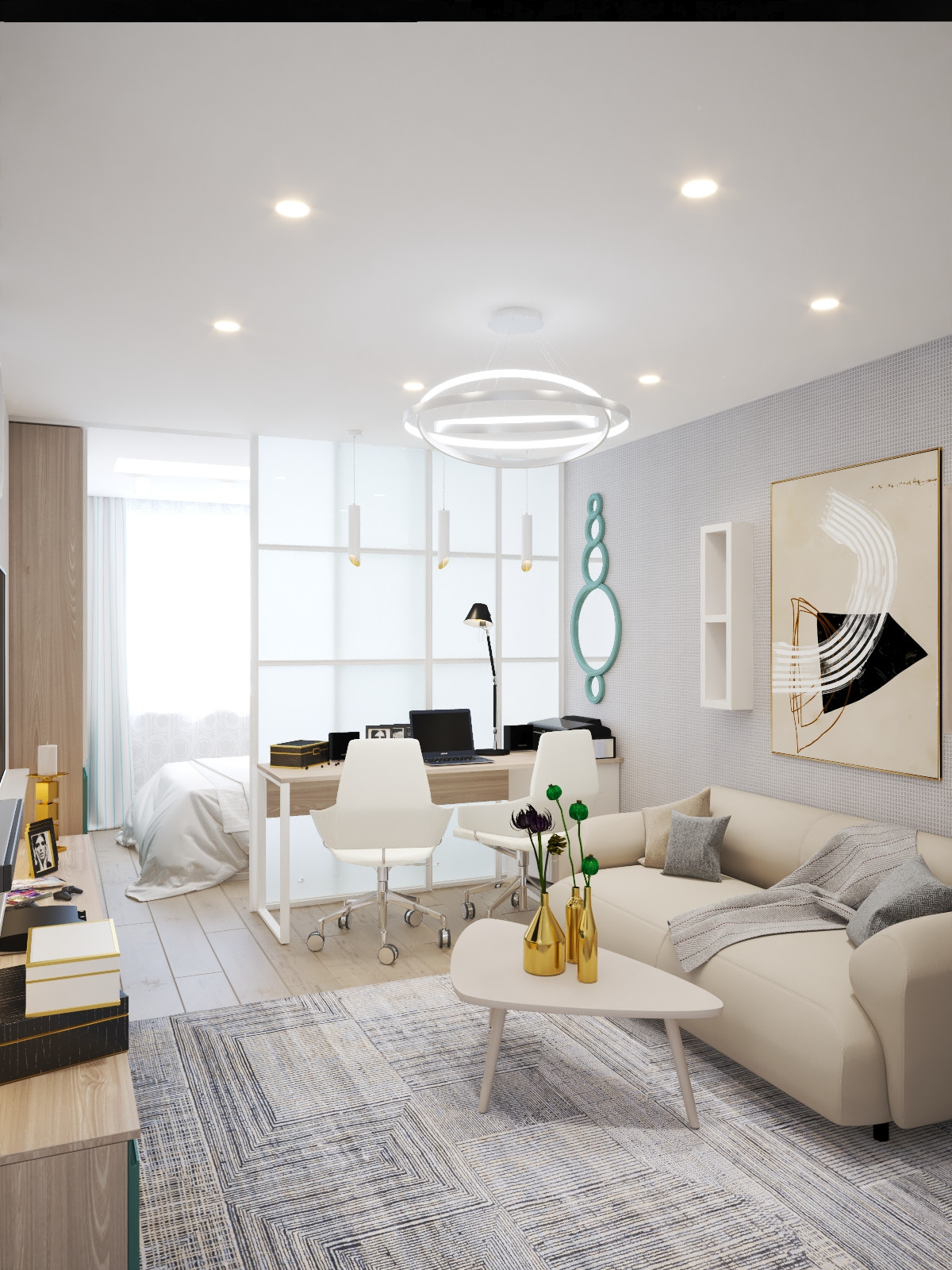 Двухкомнатная квартира / Чебоксары / 2021 год