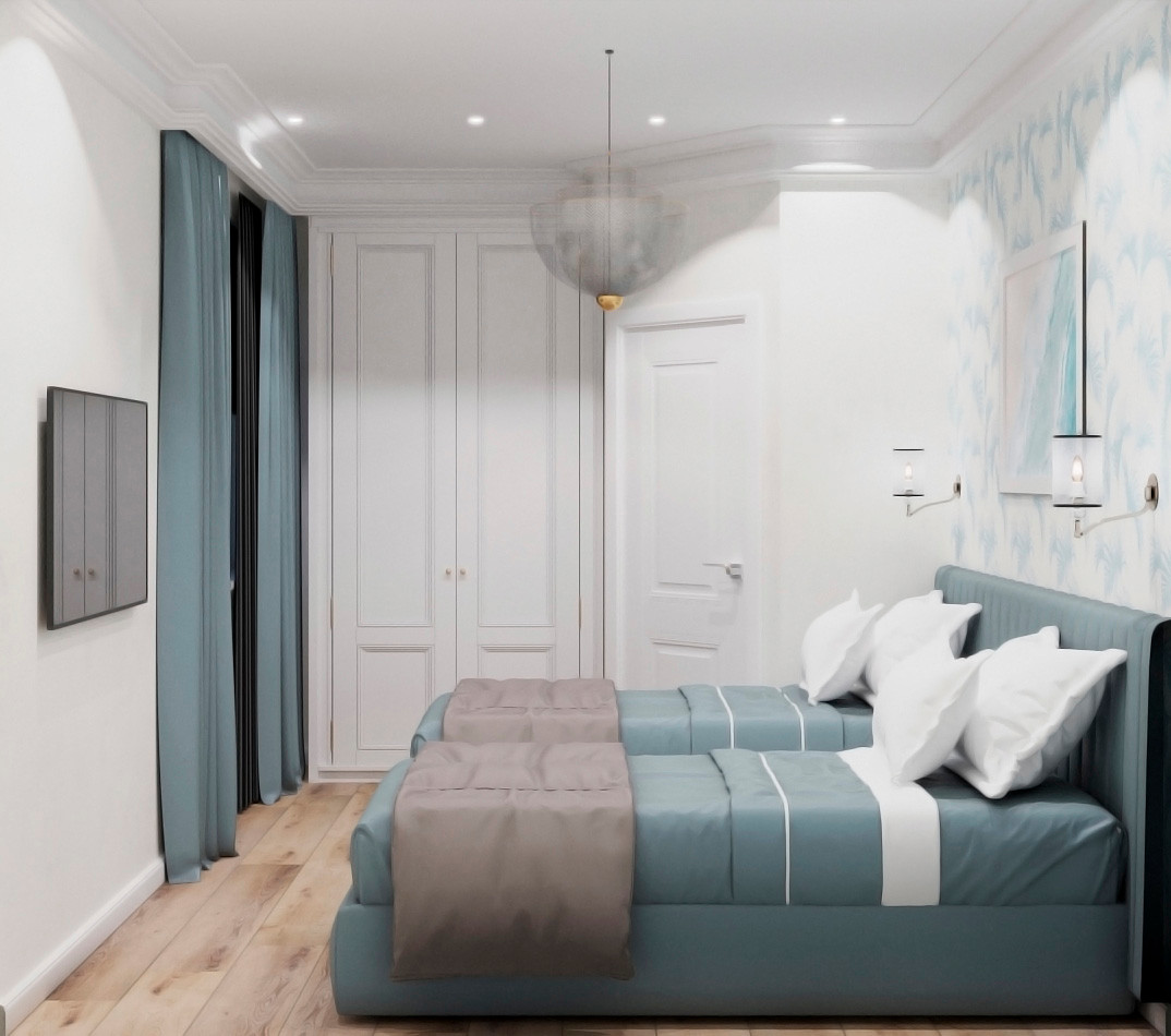 Неоклассика, дом для молодой семьи