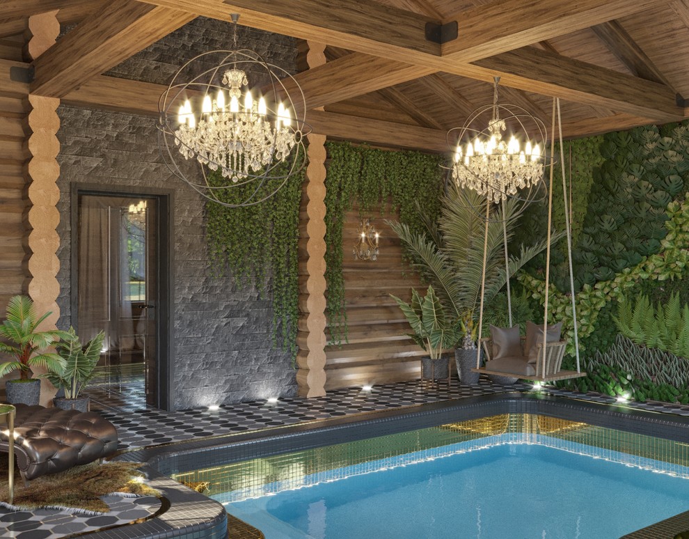 Бассейн в банном комплексе