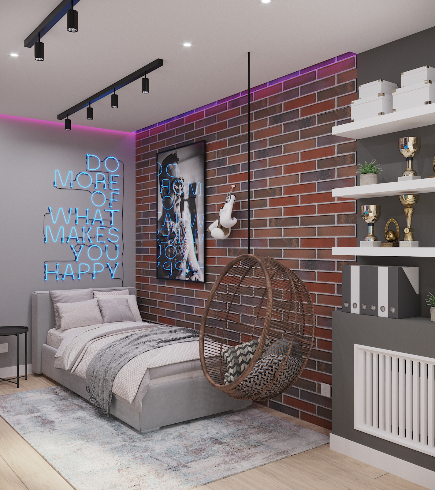 Дизайн-проект квартиры, площадью 126,2 м2