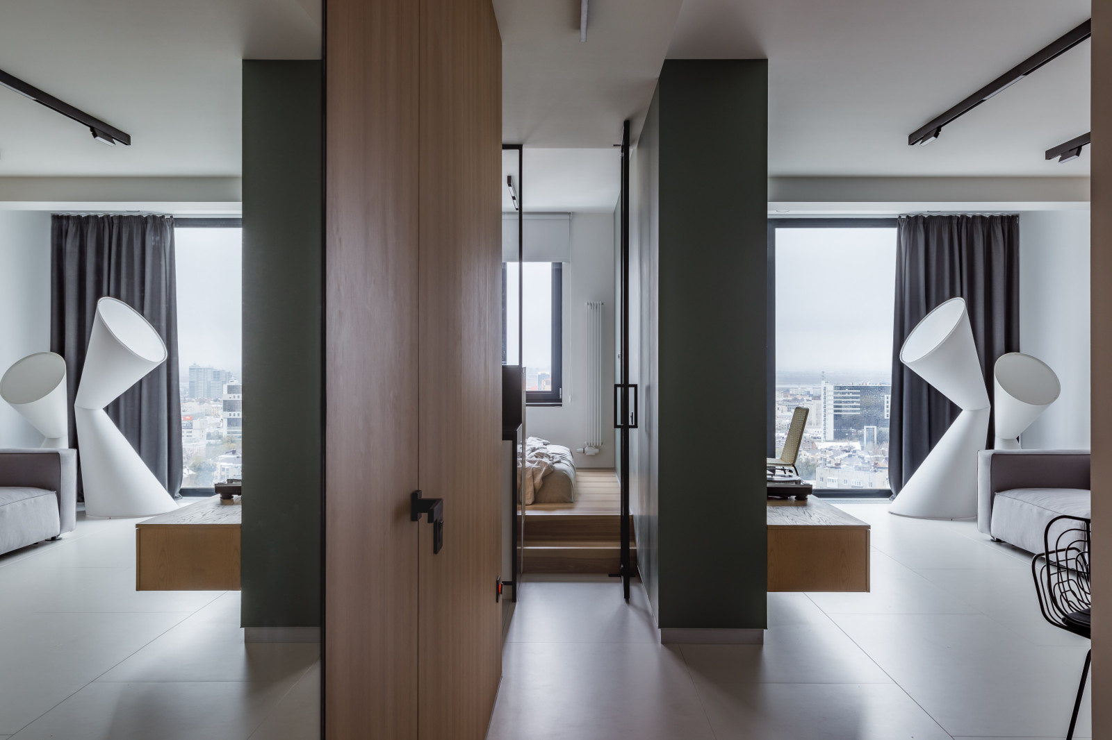 Houzz тур: Из «однушки» в «двушку» — квартира с видом на город