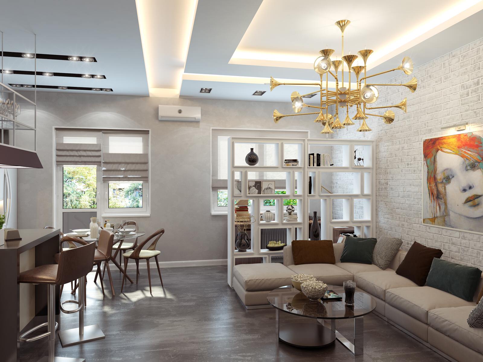 Обложка проекта: Студия 45 кв.м.ЖК"Изумрудный"