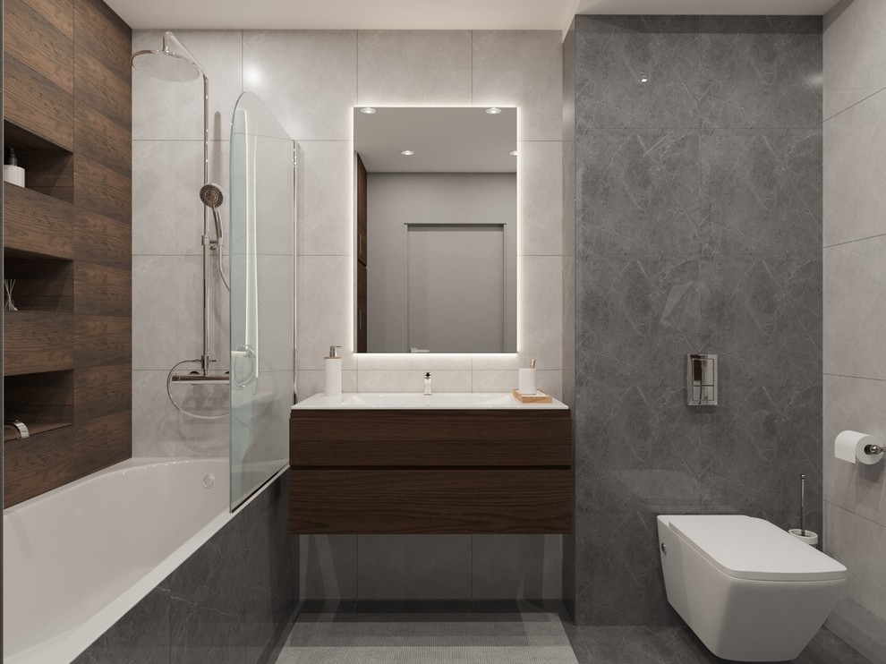 Обложка проекта: Дизайн - проект 2к. кв 74 м2 в ЖК "Парус" для молодой девушки