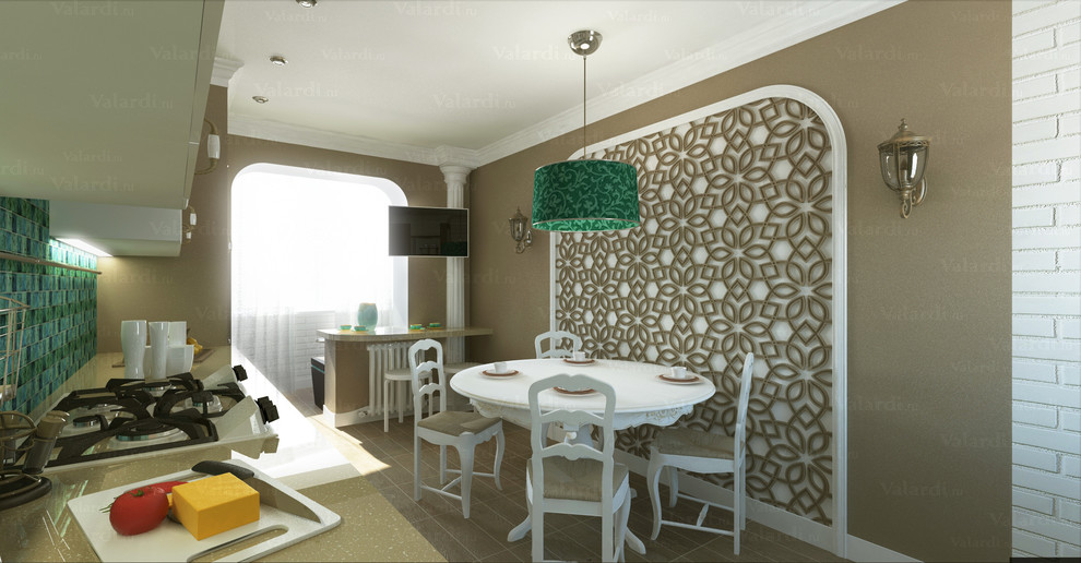 Обложка проекта: Кухня с балконом, г.Климовск