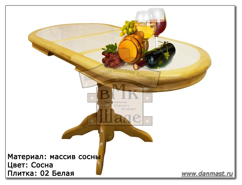 Обеденные столы из массива сосны