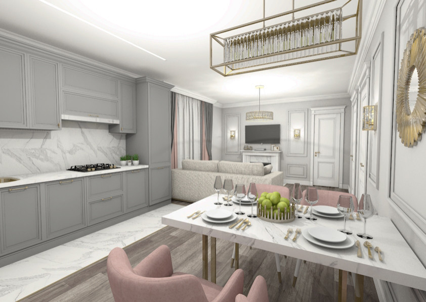 Гостиная-столовая