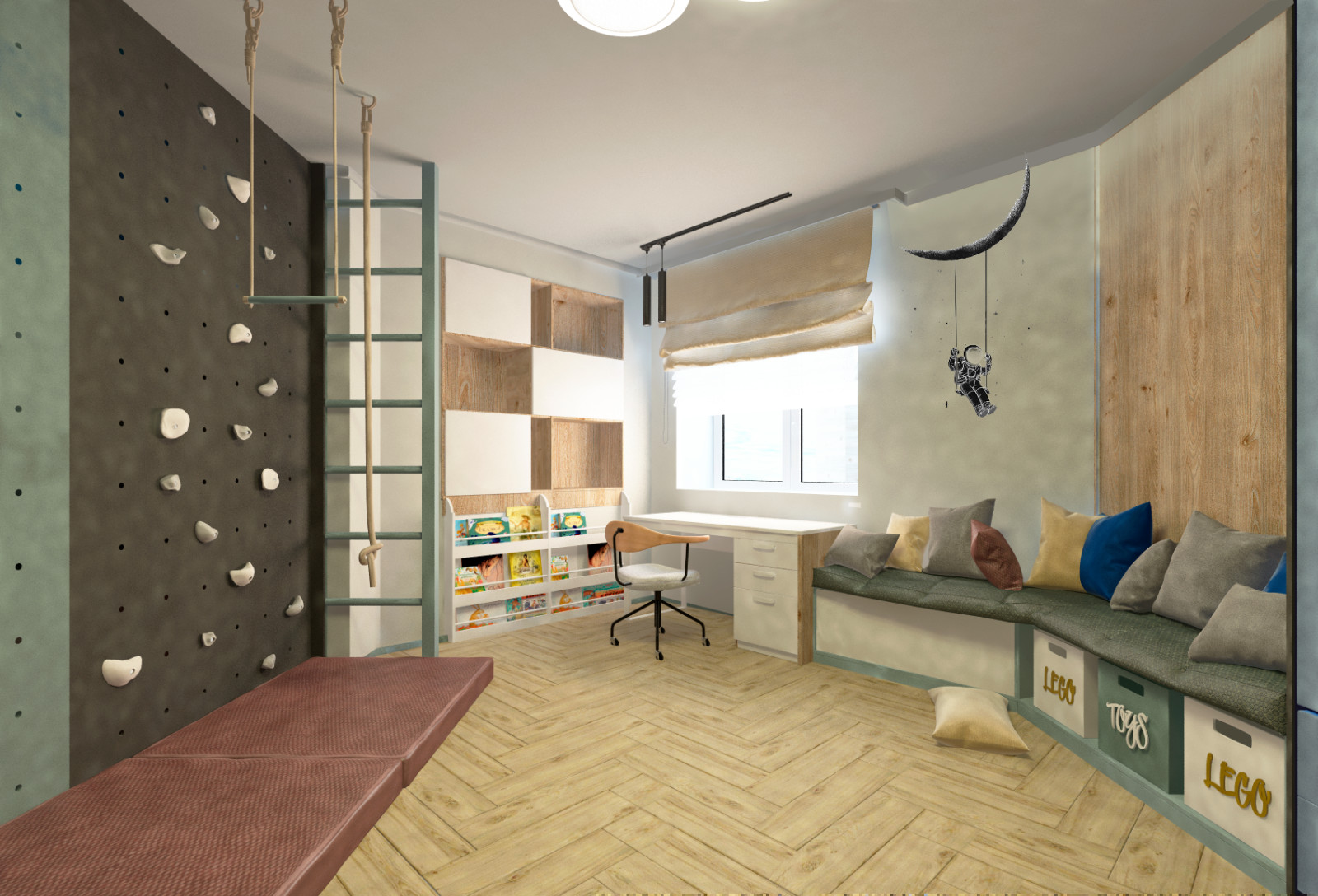 Четырехкомнатная квартира для молодой семьи