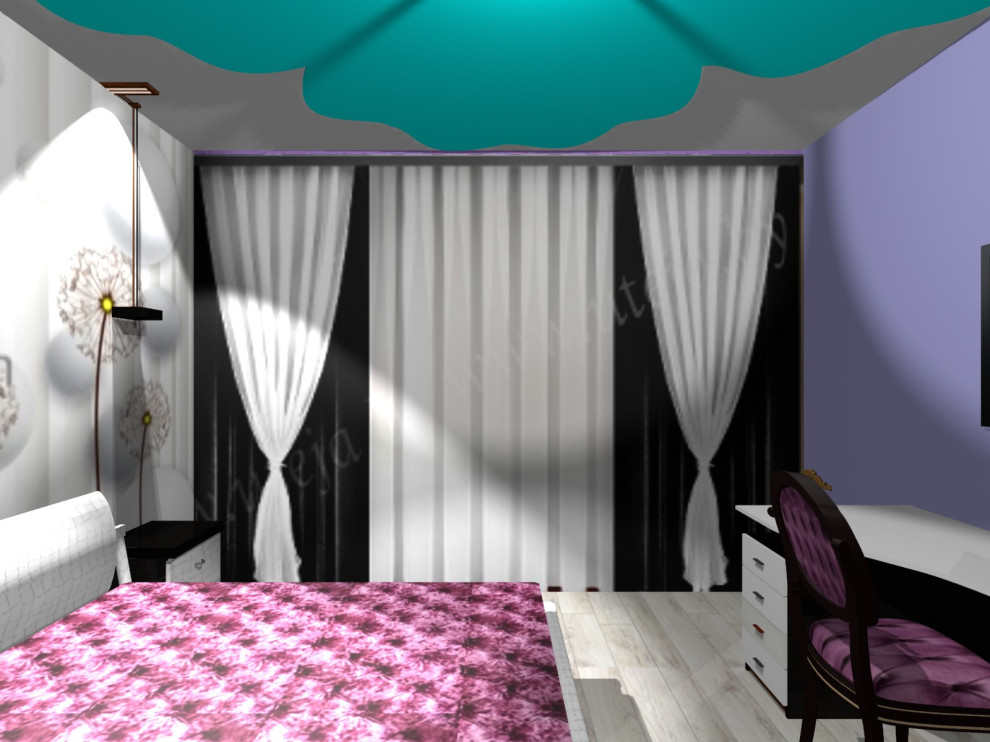 Обложка проекта: Двухкомнатная квартира  60 кв.м.