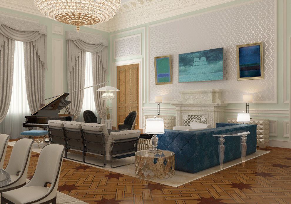 Interior design of Presidential Suite of the Bariatinsky Palace (Modern Vision o