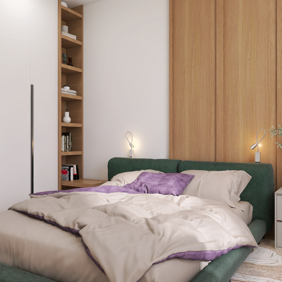 3 комнатная квартира в современном стиле для молодой семьи, Москва