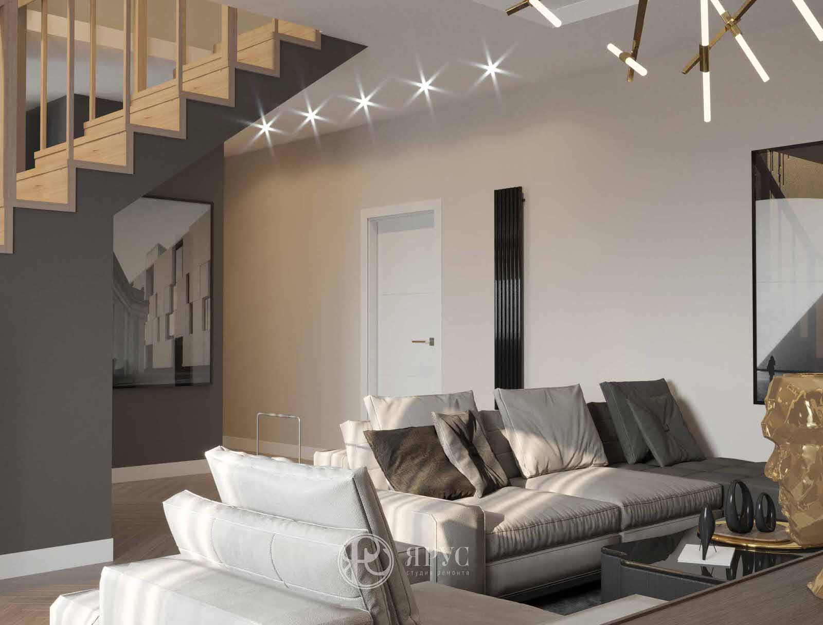 Дизайн-проект двухэтажного дома