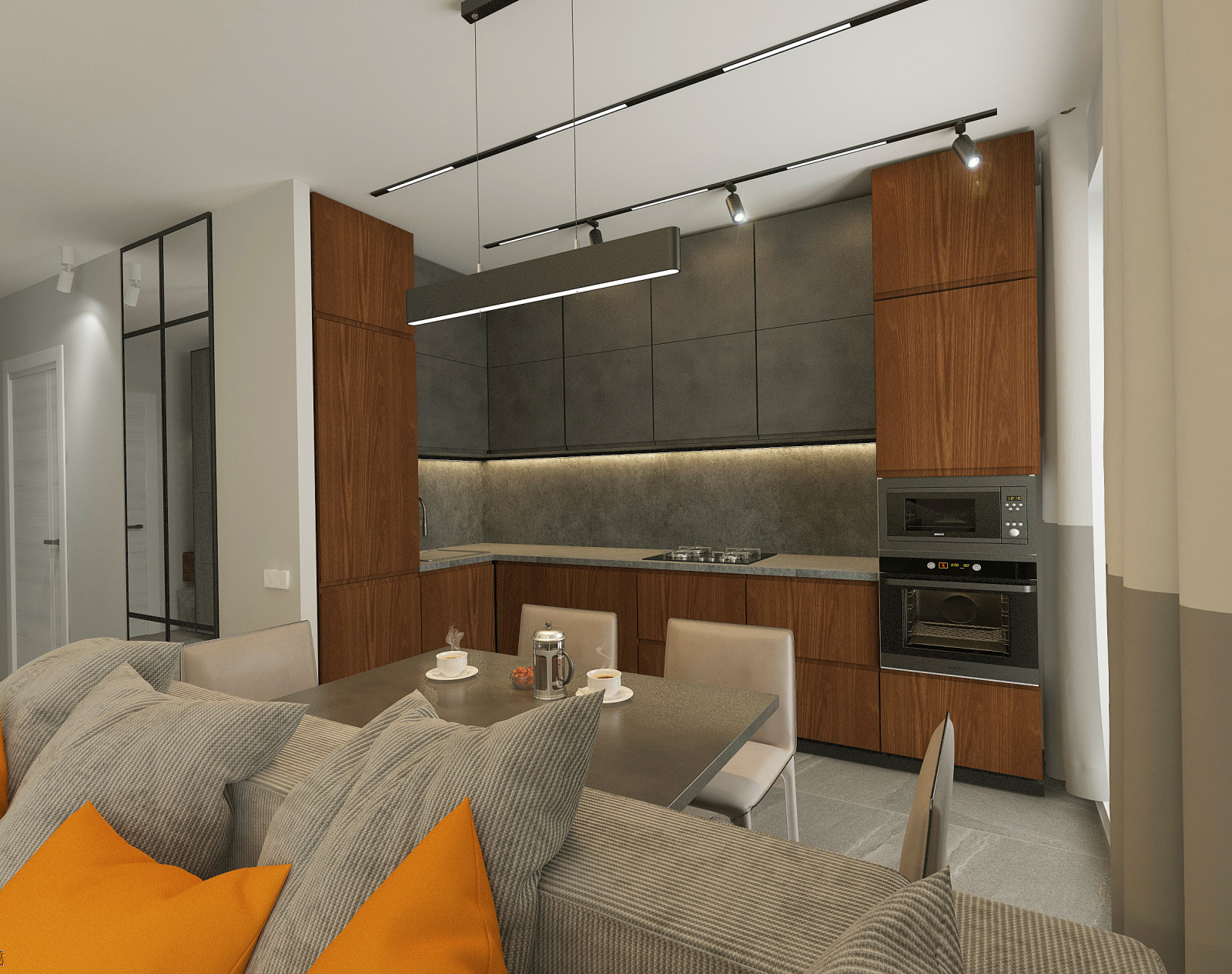 Обложка проекта: Квартира для молодого человека в стиле лофт