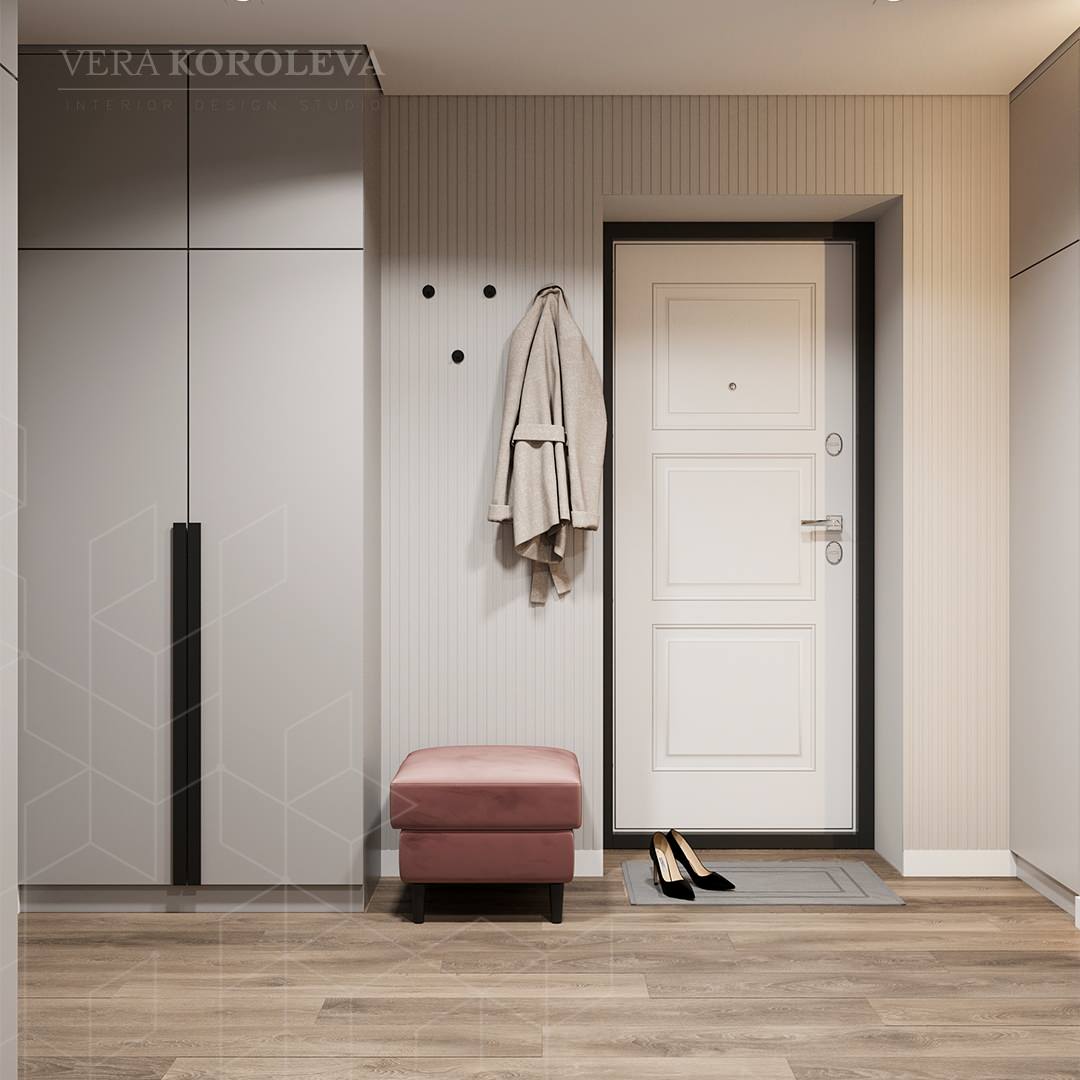 Лавандовая дымка: красивая и функциональная двушка 47 кв.м под Петербургом