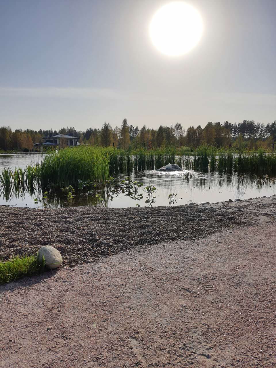 Декоративный водоём в п. Репино (Лен. обл.)