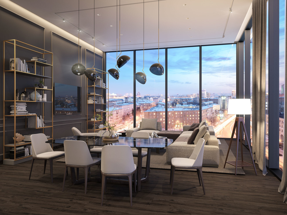 Интерьер квартиры в ЖК PRIME HOUSE 110 м^2
