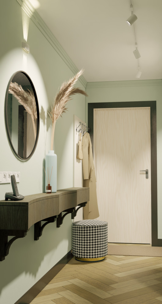 Однокомнатная квартира с элементами ретро.