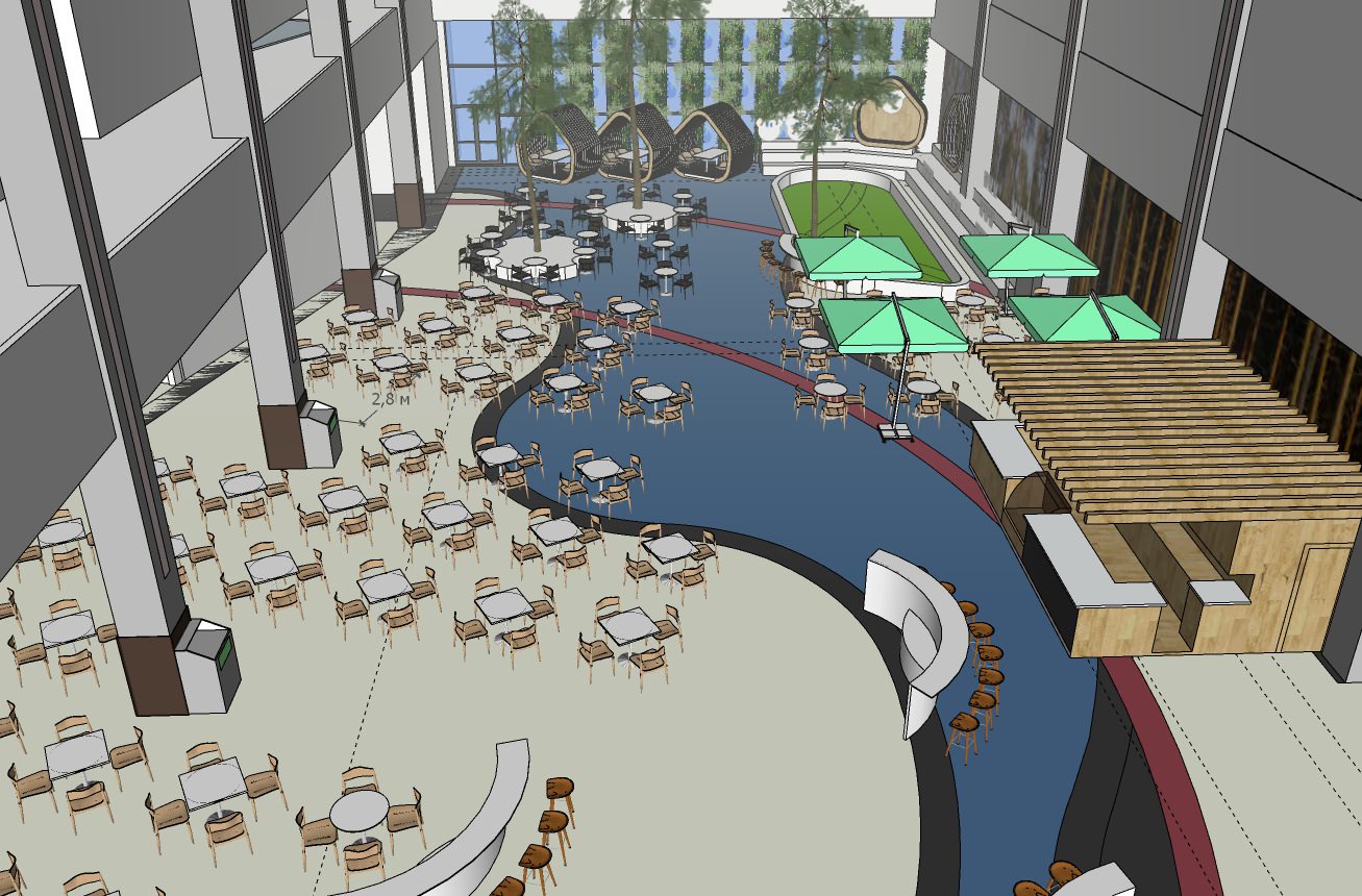 Экспресс-дизайн Торгового Центра в Новосибирске