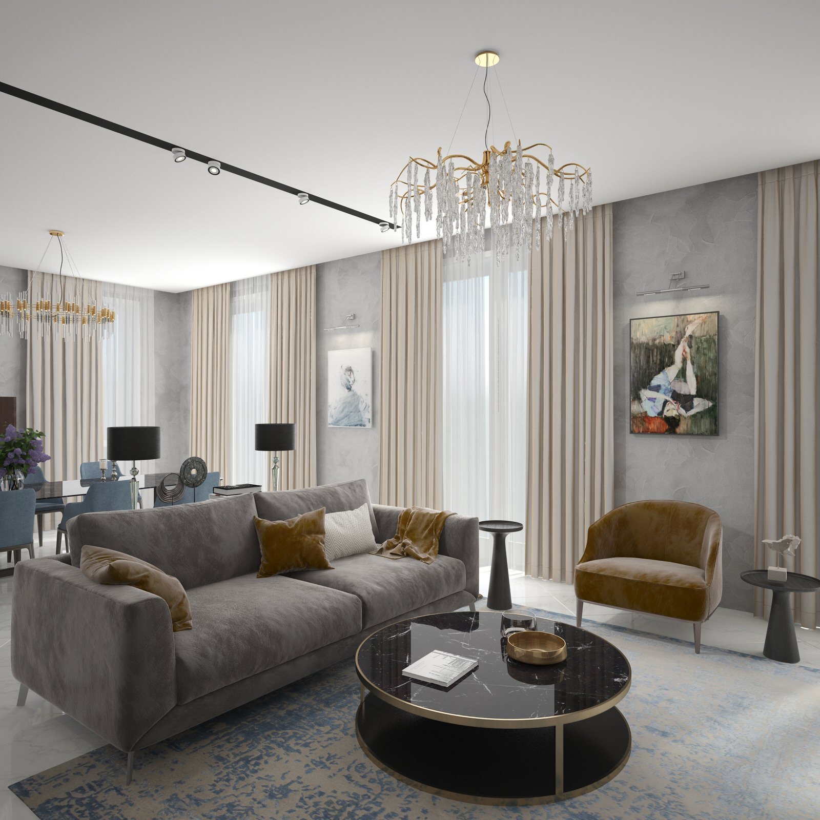 Современная квартира в Санкт-Петербурге