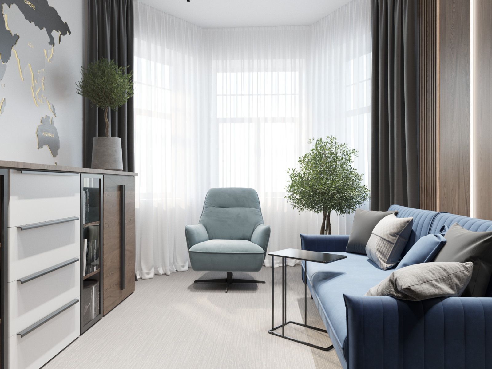 Светлый дом для семьи с детьми и собачкой